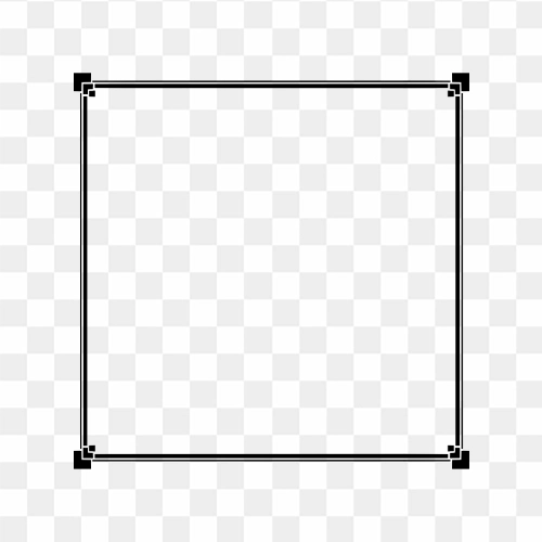 frame square png clipart